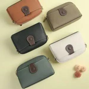 여성 여자 고급 가죽 미니 크로스백 소지품 가방 여성크로스백 여성숄더백 미니크로스백