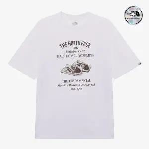 [노스페이스] [노스페이스 공식] NT7UR05J 화이트라벨 레트로 반팔 라운드티_IVORY
