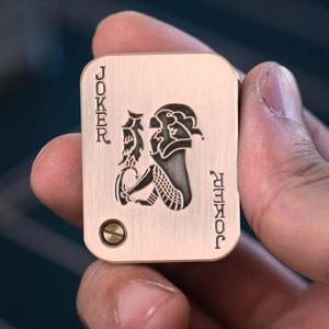 EDC 푸시 슬라이더 금속 피젯 안티 스트레스 장난감 성인용 핑거 스피너 포커 완화 휴대용 팝 마그네틱 게