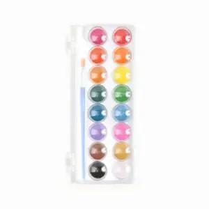 민화샵 솔리드 고체물감 수채화파레트 16색