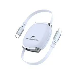 100W C타입 자동줄감기 릴케이블 4단 길이조절