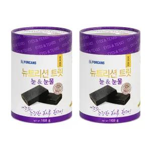 뉴트리션트릿 눈눈물 168g 포켄스 강아지 눈 영양제 21개입, 2개