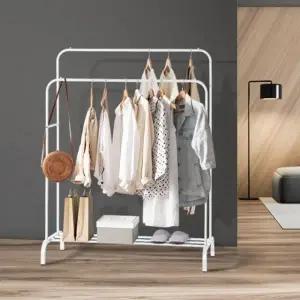 리브리움 2단행거 옷걸리 슬림 파이프 철제 수납 틈새