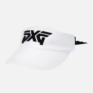 피엑스지 여성 에센셜 리본 바이저 캡 화이트