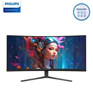 필립스 에브니아 34M2C3500L WQHD 180Hz 커브드 울트라와이드 HDR10 프리싱크 게이밍 무결점 모니터