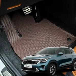 차바라기 더뉴 셀토스 벌집매트 TPE 더블 엠보 카매트 발판 용품