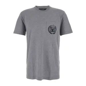 로고 자수 프론트 패치 포켓 크루넥 티셔츠 G8RA2Z G7J6FS8291