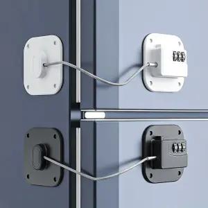 냉장고 시건장치 무타공 자물쇠 다이얼 비밀 번호키/잠금/장치/여행/가방/캐비넷/여행용/비밀번호/열쇠