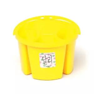 (소) 4칸 물감물통/어린이/초등/학생/미술/준비물/그림/손잡이/수채화붓/세척통/수채화용/휴대용/물갈이