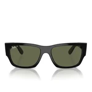 레이밴 블랙 프레임 렉탱귤러 선글라스 RB0947S 901 58