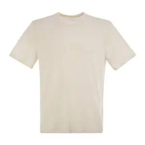 베이직 크루넥 리넨 티셔츠 S25M011 104