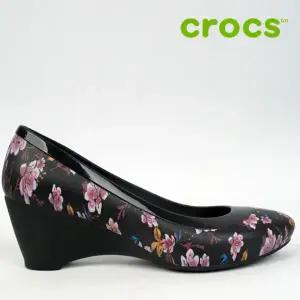 크록스 구두 /T5- 204794-0CV / Lina Graphic Wedge