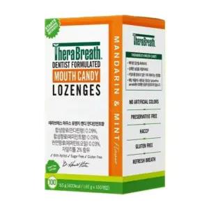 테라브레스 마우스 로젠지 캔디 만다린민트향 100개