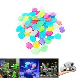 야광돌 혼합색상 장식품 수족관 어항 수조/장식/물고기/자갈/키우기/인테리어/놀이터/수초/꾸미기