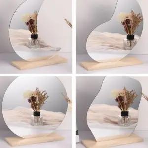 깨지지않는 탁상용 아크릴 안전거울 노프레임 인테리어 미러 거울