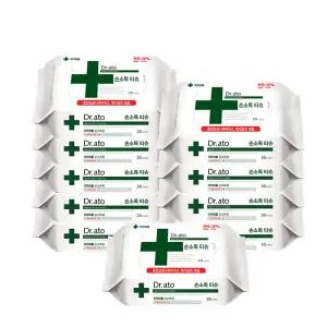 메디앙스 닥터아토 손소독티슈 휴대용 20매 10개