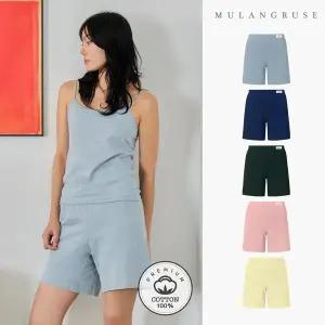 [물랑루즈]아이엠 하프 여성 순면 롱트렁크팬티 3종 세트