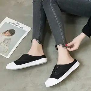 캔버스 여름 블로퍼 뮬스니커즈 운동화 스니커즈