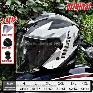 2025년 신형 LS2 OF626 오토바이 34 오픈 헬멧 카스코 모토 M-4XL 듀얼 렌즈 LS2 헬멧 전동 스쿠터