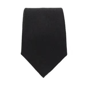 [롯데백화점]에스티듀퐁 블랙 솔리드 넥타이 TE6SM62KA256TBK