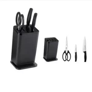 [도루코] 뉴베이직 주방칼세트 4-1호 식도 과도 가위 칼블럭[35666469]