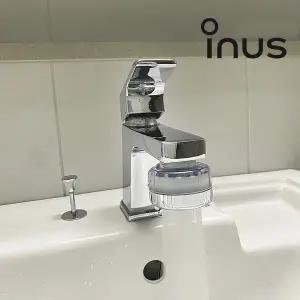 이누스 세면대필터 필터헤드셋트 추가 리필필터3개 녹물제거 불순물제거 수도꼭지