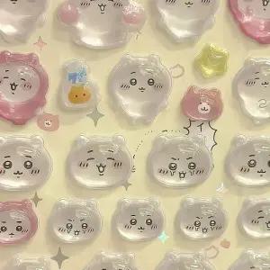 무드바이브 먼작귀 캐릭터 3D 입체 다꾸 스티커 2장 폰꾸미기