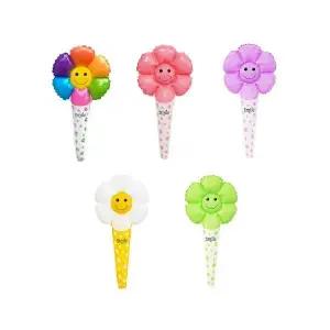 데이지 꽃 막대 풍선 스틱 사진소품 파티 소풍 놀이공원