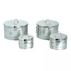 홍재 거즈 스텐 소독캔 (대) 거즈캔 4-1503