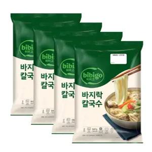비비고 바지락 칼국수 642g x 4개