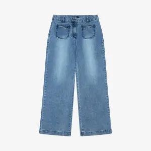 [SI](의정부점)비조 세미 와이드 데님 팬츠 (SSKPPKB22200)(SSKPP22200)