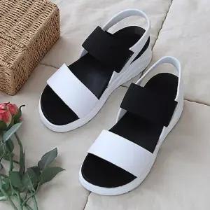 [라일리] Rly 통굽 샌들 캐주얼 신발 여름 여자 키높이 슬리퍼