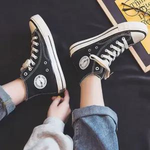 [라일리] Rly 스니커즈 목올라오는 여자 단화 캔버스 운동화 하