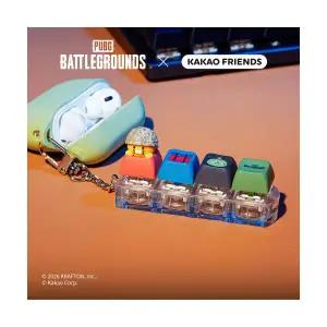 카카오프렌즈 배틀그라운드X카카오프렌즈 LED 키캡키링 레드 프렌즈