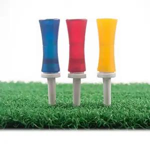 (3개 1세트) 부러지지않는 골프티 고무 플라스틱/악세사리/꽂이/티샷/용품/도구/소품/연습용/전문가/받침