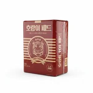 호랑이 패드 강아지 고흡수 배변 패드 중형 , 200매입, 200매