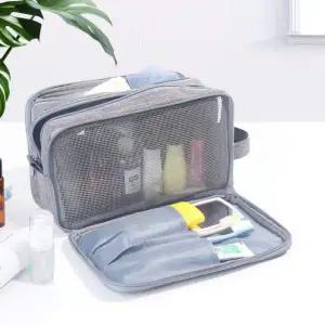 [콩심팥심]워시백 세면 파우치 지퍼 수건 치약 칫솔