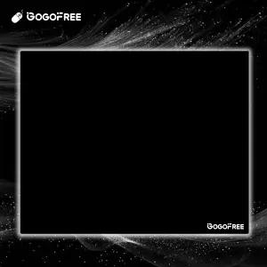 GOGOFREE 강화유리 마우스패드 게이밍 마우스패드 미끄럼방지 방수 40*50CM,XL