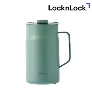 락앤락 메트로 세라믹 머그 텀블러 600ml 말차라떼 대용량 스텐 차량용 커피 티 LHC4282KKI_C