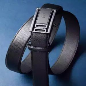 닥스 ACC 선물포장쇼핑백동봉DD Symbol블랙 트윌 엠보 소가죽 자동벨트 DBBE3F834