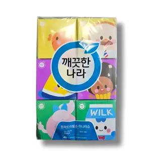 깨끗한나라 브레드이발소 미니티슈 230매 6입