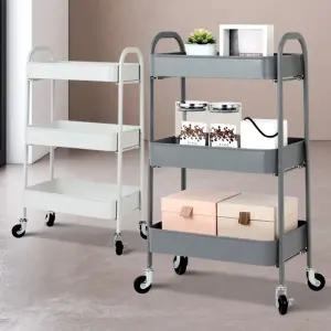 로크 3단 이동식트롤리 선반트레이 이동철제 수납바퀴 철재 정리/가정용/베란다/바퀴달린/바구니/식당/리빙