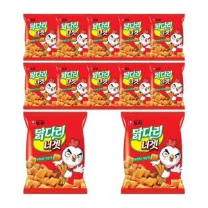 농심 닭다리 너겟 후라이드 치킨 맛 45g 12개