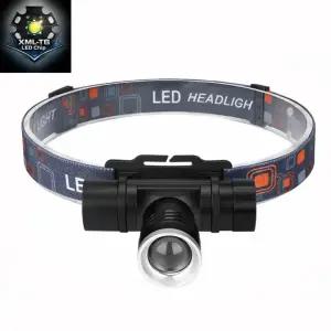 낚시 캠핑 등산 LED 충전식 줌 야외 랜턴 헤드램프 DJDH77 헤드랜턴