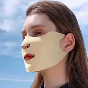 골프 라운딩 마스크 냉감 스포츠 페이스 자외선 차단 마스크 여름 마우스 오픈