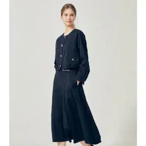 [JJ지고트](대구신세계)자수 백 밴딩 플레어 스커트 GR4A0SK801