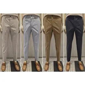 [올젠](신세계 사우스시티)2026 S/S신상품 남성 트윌 조직 치노 팬츠 ZG2P1201 5종택1