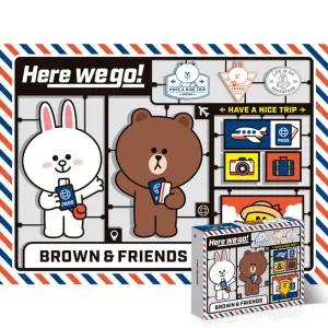 150피스 퍼즐 라인프렌즈 투어 컬렉션 (TPD150-043)/애니/만화/캐릭터/직소/조각/그림/맞추기/어린이/아동