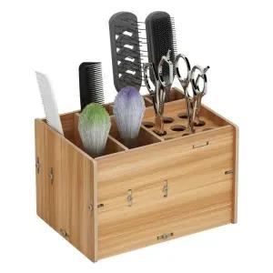 미용가위꽂이 우드 정리함 미용실 보관 가위집 헤어샵 바버샵