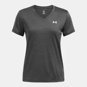 언더아머반팔티 1384235-001 여성 UA 테크 트위스트 V넥 반팔
